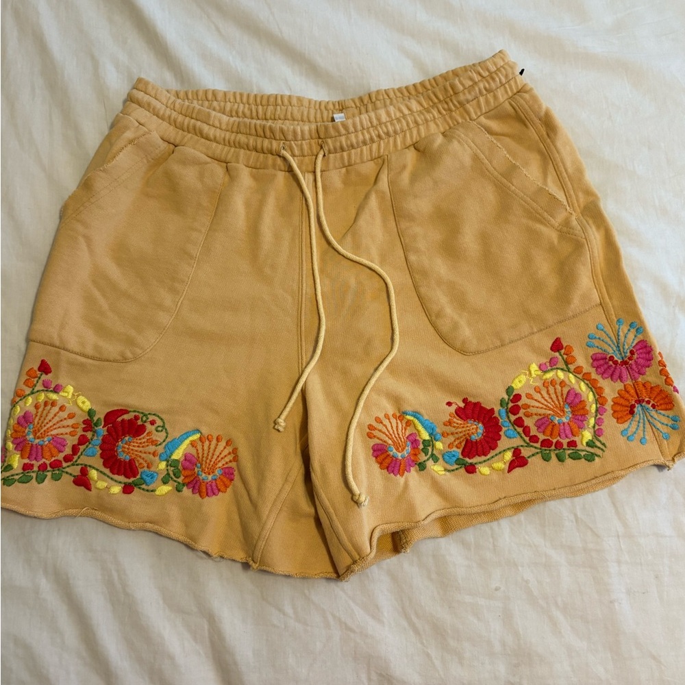 Embroidered Shorts